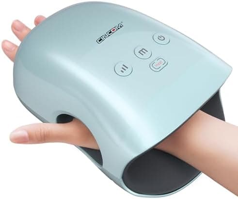 Cordless Hand Massager with Heat and Compression for Arthritis and Carpal Tun