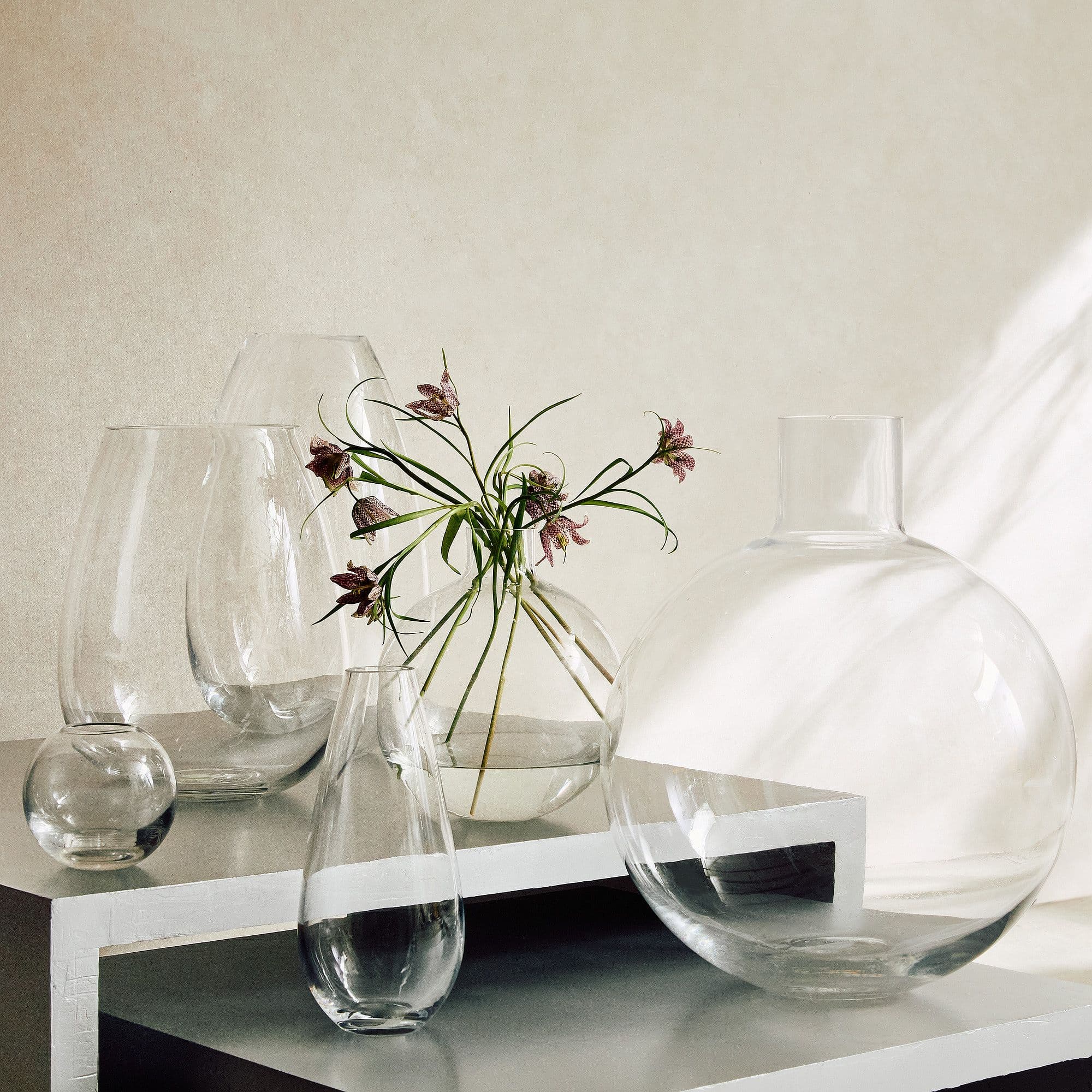Clear Glass Vase